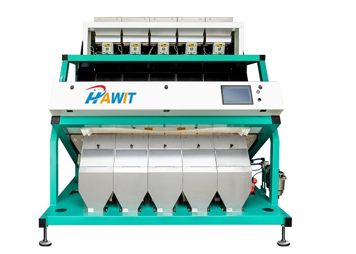 La máquina del clasificador del color del trigo con la forma que clasifica -448 canaliza el poder 4.1kw