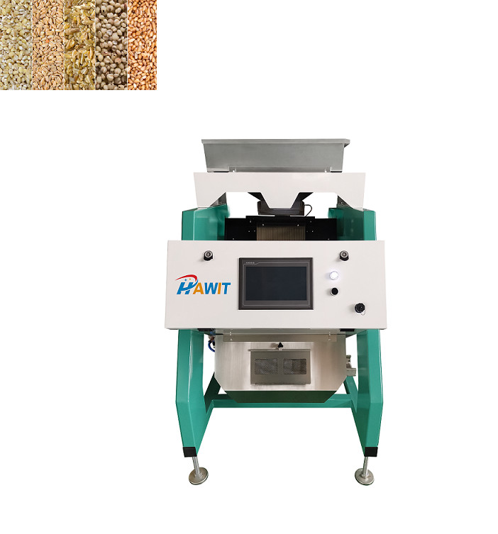 Clasificador inteligente automático lleno del color del trigo con la cámara CCD